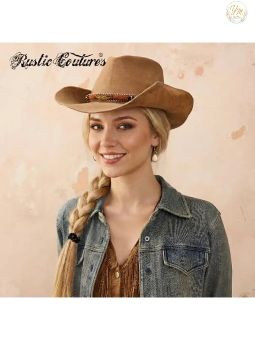 Western Concho Chain Belt for Women, Adjustable Metal Waist Belt